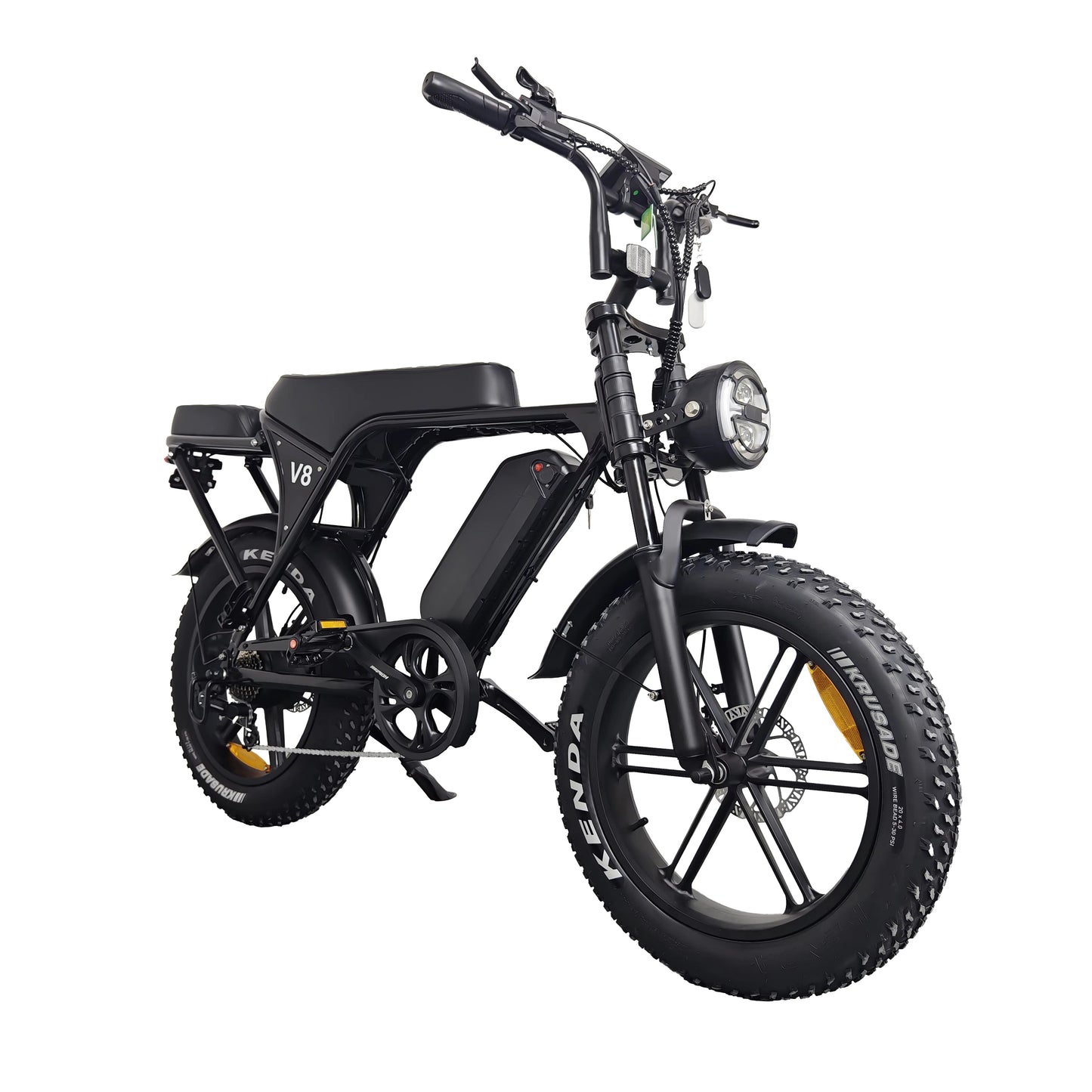 V8 Max 3.0 500 WATT + Achterzitje + Voetsteuntjes + Alarm