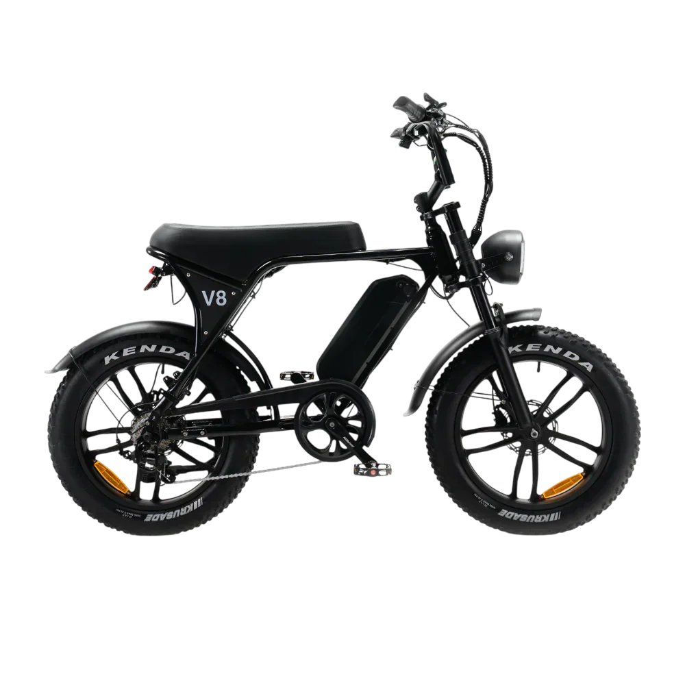 V8 Max 3.0 500 WATT + Achterzitje + Voetsteuntjes + Alarm