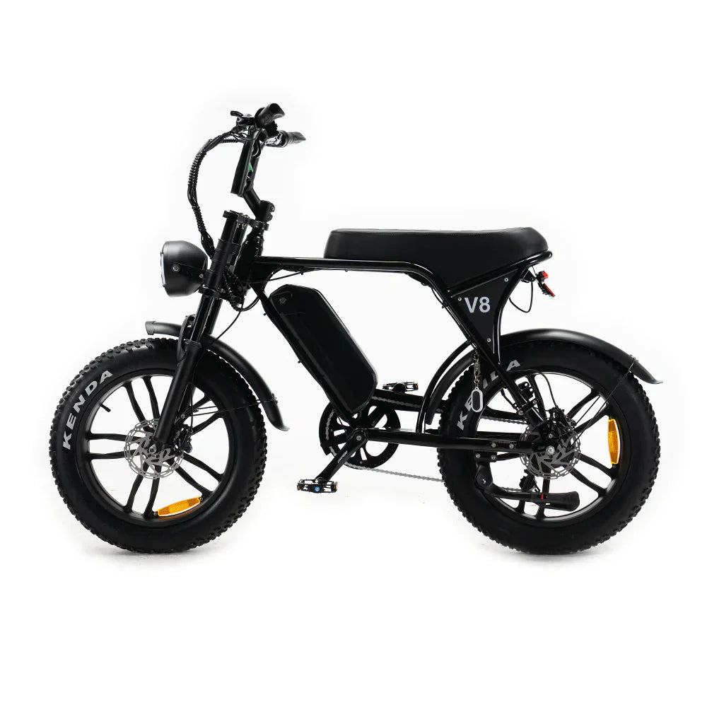 V8 Max 3.0 500 WATT + Achterzitje + Voetsteuntjes + Alarm